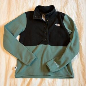 The North Face Black Women's Snap-Front Fleece Pullover